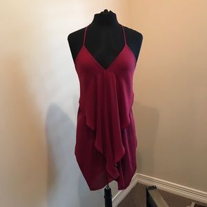 ‼️ Flirty Fun Maroon Cocktail dress ‼️